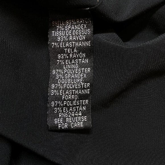 Nicole Miller Black Vive Formal Gown $495 - Picture 14 of 14